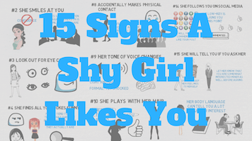 Shy girl likes you