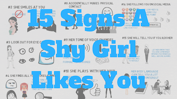 15 Signs A Shy Girl Likes You