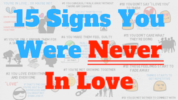 15 signs you were never in love