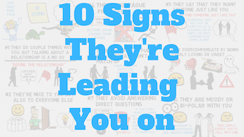 how to tell if someone is leading you on